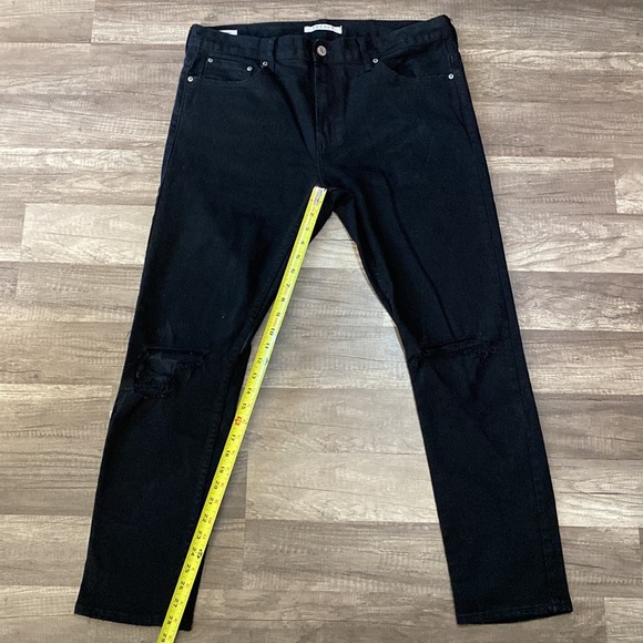 PacSun Pacsun Mens Ripped Knee Distressed Skinny Jeans 36x30 - Picture 4 of 14